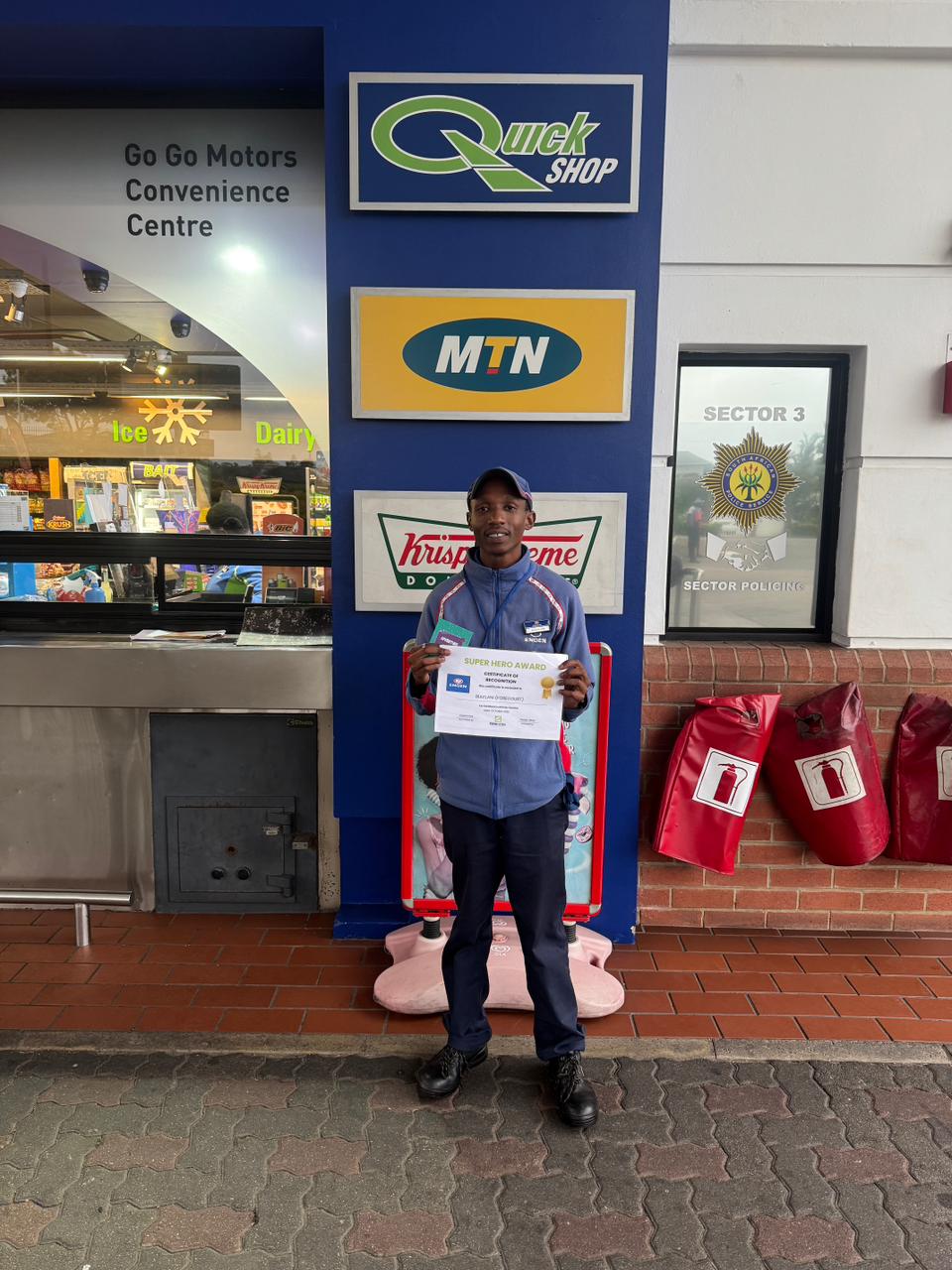 Super Hero Award, Engen Go Go Motors Convenience Centre