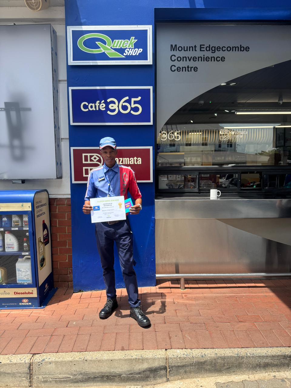 Super Hero Award, Mount Edgecombe Convenience Centre