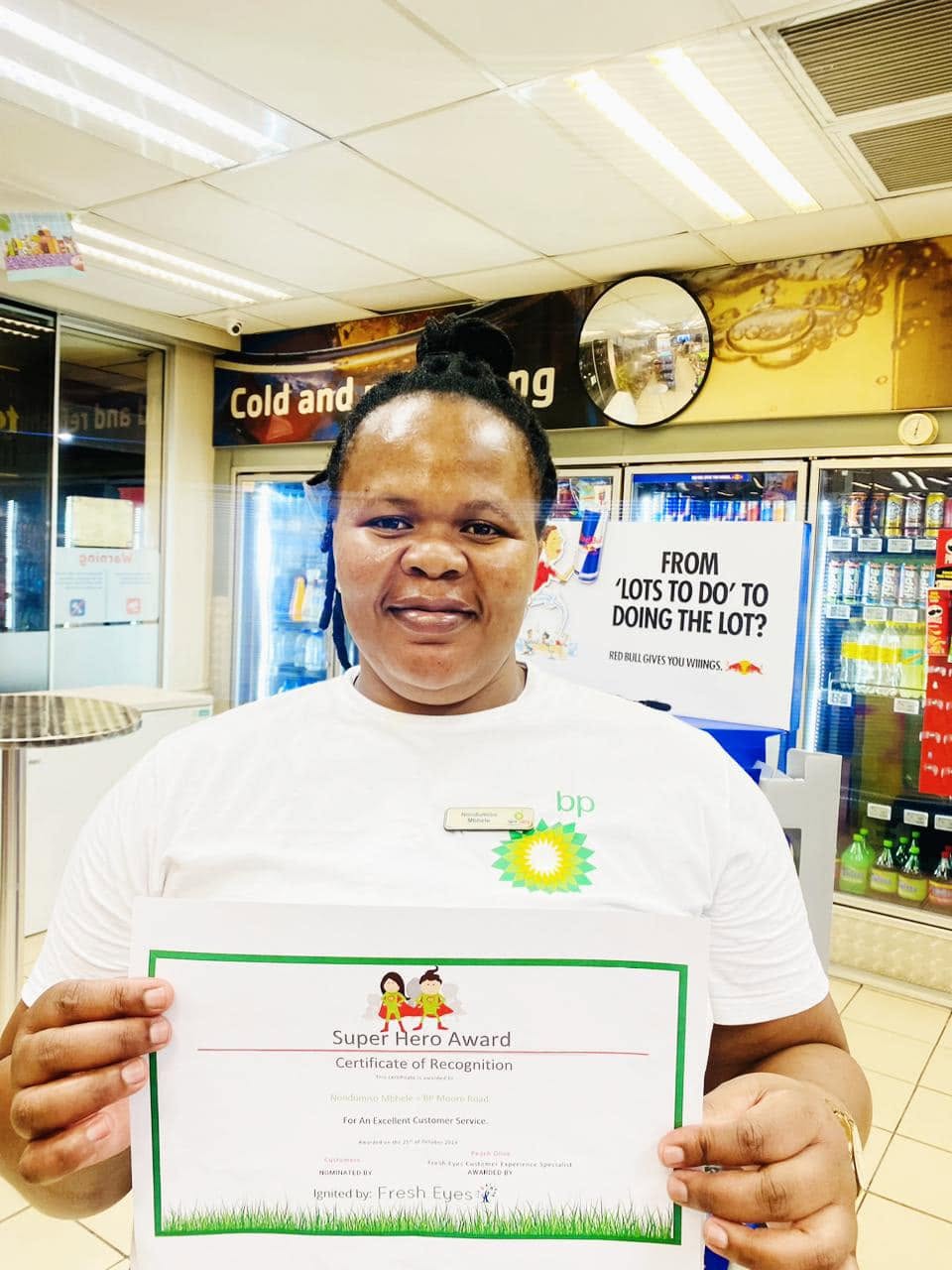 Certificate of Recognition, BP Moore Road